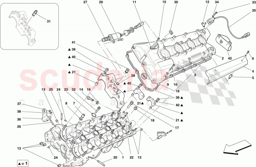 Part Diagram for Ferrari 231492