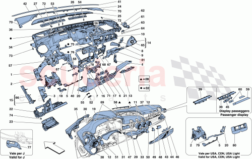 Part Diagram for Ferrari 87332200