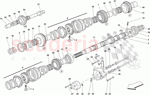 Part Diagram for Ferrari 14303521