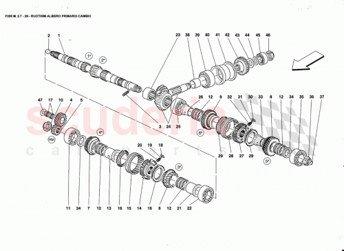 Part Diagram for Ferrari 155653