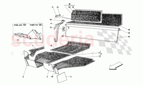 Part Diagram for Ferrari 631196