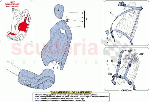 Part Diagram for Ferrari 0733250..