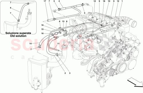 Part Diagram for Ferrari 226045