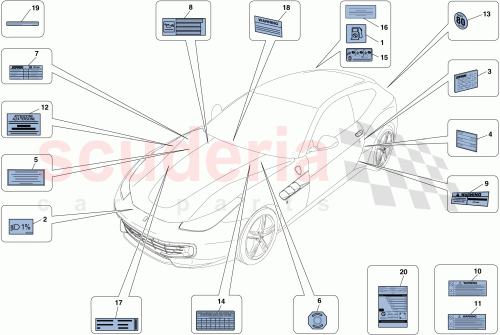 Part Diagram for Ferrari 769943