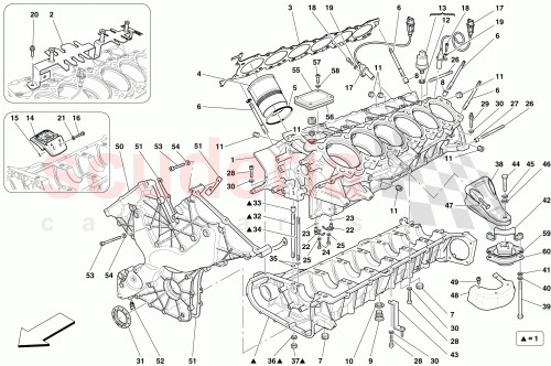 Part Diagram for Ferrari 13547434