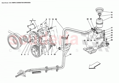 Part Diagram for Ferrari 174091