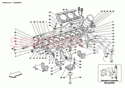 Part Diagram for Ferrari 194382