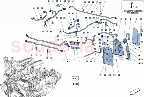 Part Diagram for Ferrari 239094