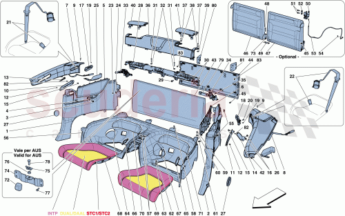 Part Diagram for Ferrari 82405200