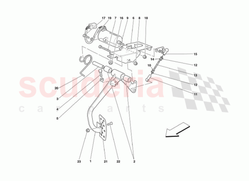 Part Diagram for Ferrari 164037