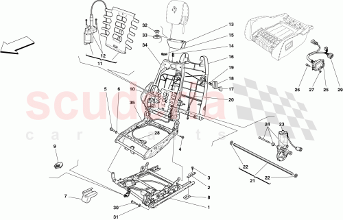 Part Diagram for Ferrari 66327200