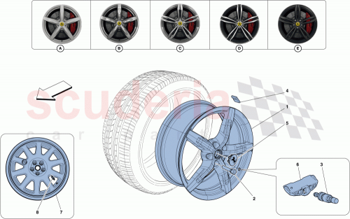 Part Diagram for Ferrari 328457