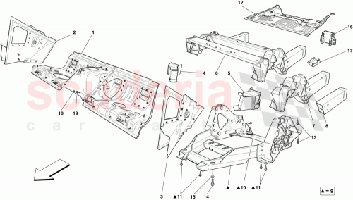 Part Diagram for Ferrari 239960