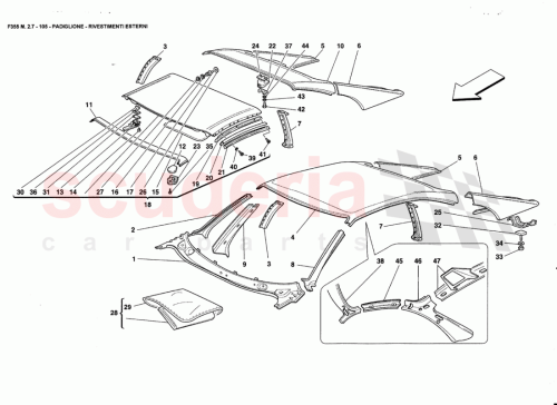 Part Diagram for Ferrari 14303382
