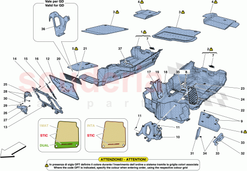 Part Diagram for Ferrari 89075700