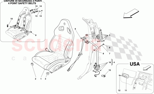 Part Diagram for Ferrari 69601000