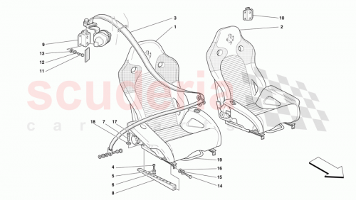 Part Diagram for Ferrari 64601200