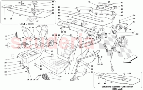 Part Diagram for Ferrari 16285011