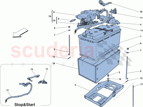 Part Diagram for Ferrari 325488