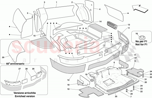 Part Diagram for Ferrari 66965100