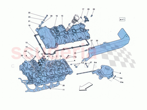 Part Diagram for Ferrari 250893