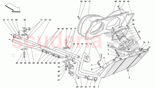 Part Diagram for Ferrari 158166