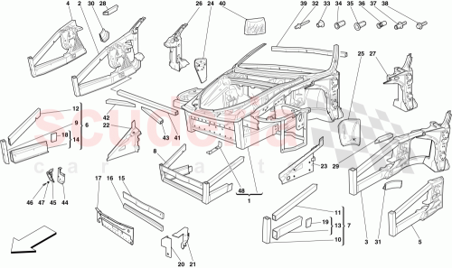 Part Diagram for Ferrari 69412811