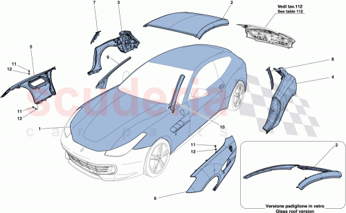 Part Diagram for Ferrari 87783111