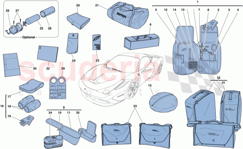 Part Diagram for Ferrari 305543