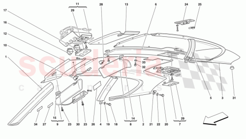 Part Diagram for Ferrari 648800