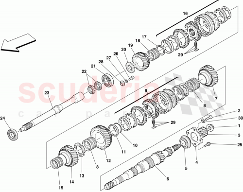 Part Diagram for Ferrari 230932