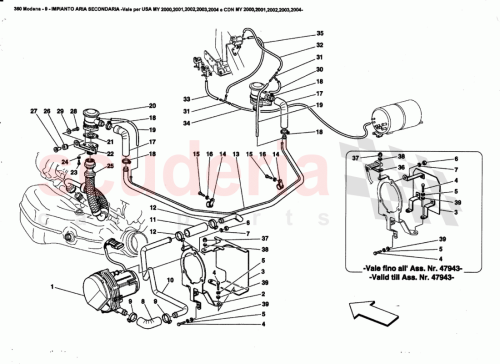 Part Diagram for Ferrari 181994