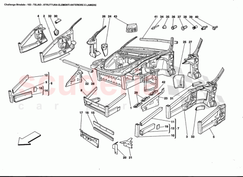 Part Diagram for Ferrari 67606700