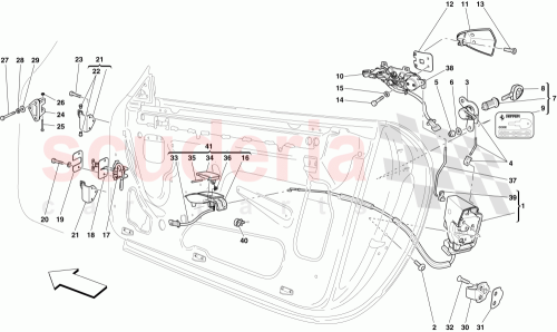 Part Diagram for Ferrari 66996500