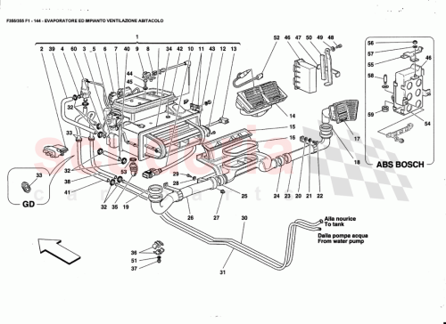 Part Diagram for Ferrari 66212500