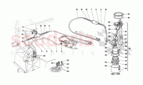 Part Diagram for Ferrari 193536
