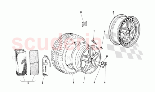 Part Diagram for Ferrari 153005