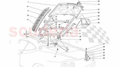 Part Diagram for Ferrari 66150100