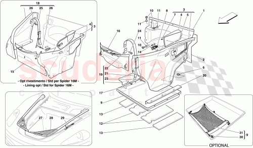 Part Diagram for Ferrari 68997100