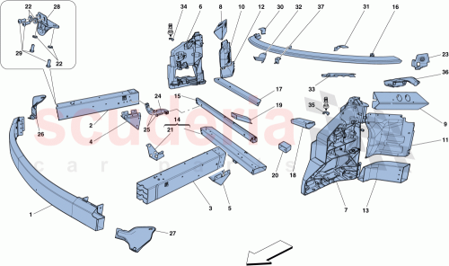 Part Diagram for Ferrari 16287721