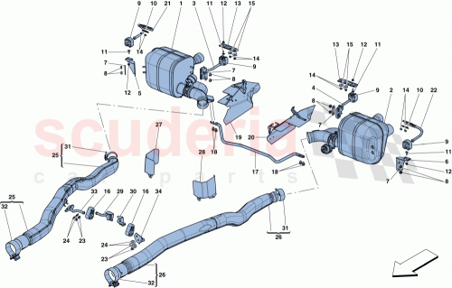 Part Diagram for Ferrari 341246