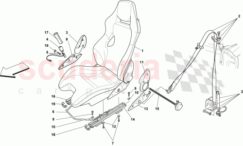 Part Diagram for Ferrari 81577500
