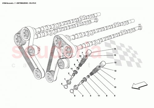 Part Diagram for Ferrari 167157