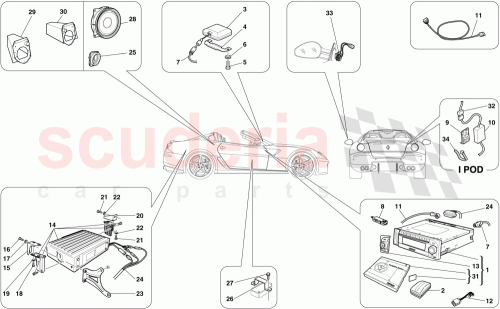 Part Diagram for Ferrari 223476