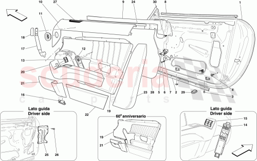 Part Diagram for Ferrari 69219700
