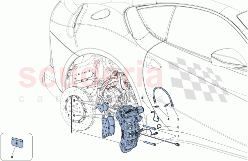 Part Diagram for Ferrari 335715