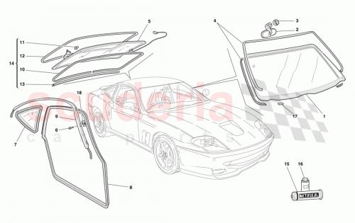 Part Diagram for Ferrari 63012600