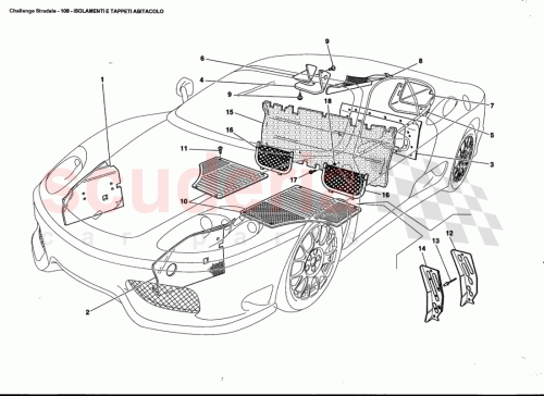 Part Diagram for Ferrari 678023