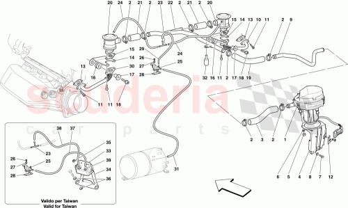Ferrari 171175, SECONDARY AIR VALVE | Scuderia Car Parts