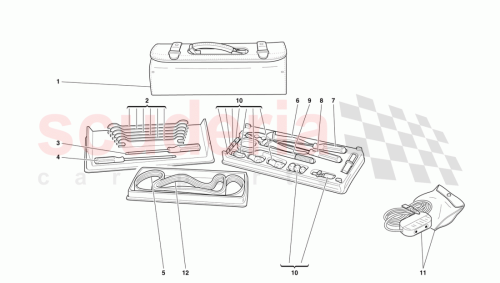 Part Diagram for Ferrari 158300